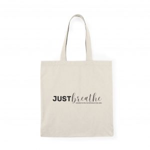 Just Breathe Natural Tote Bag